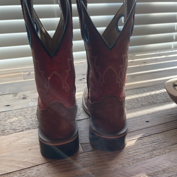 Kids Ostrich Skin Cowboy Boots - Picture 5 of 8